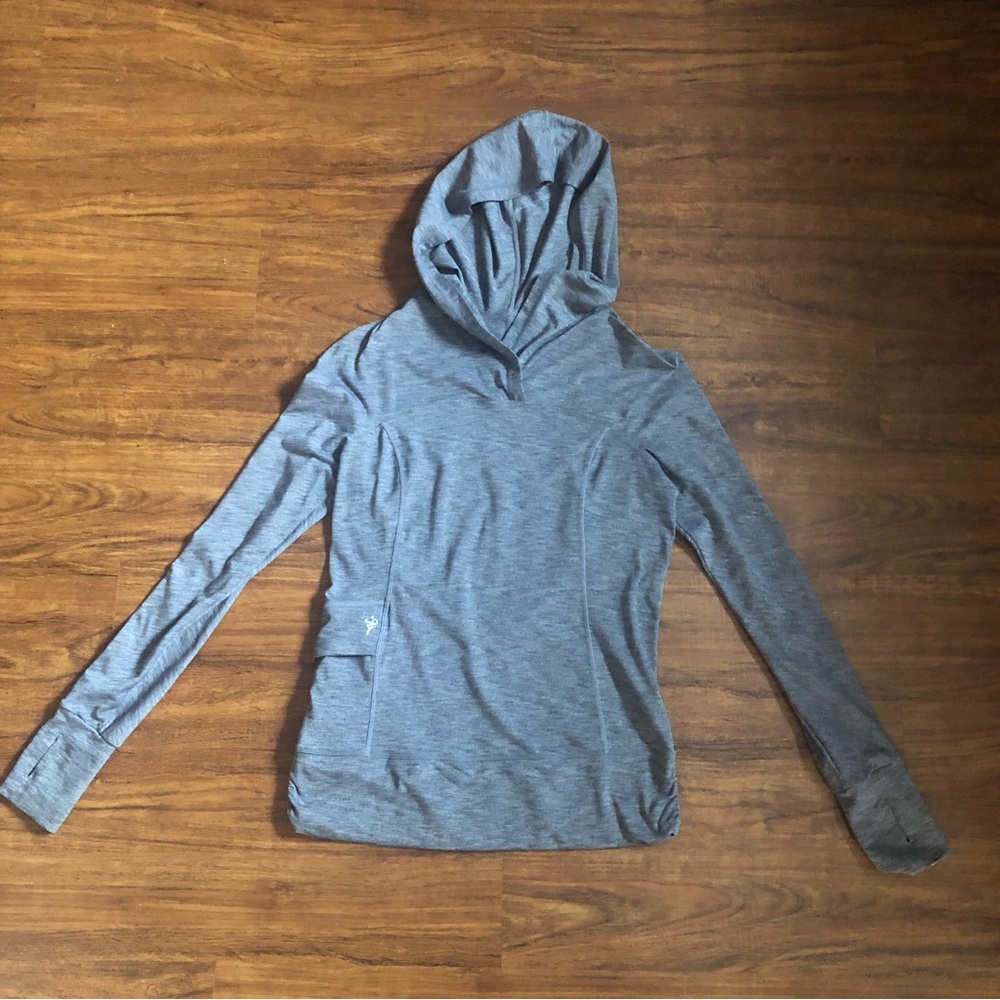 Cozy Orange Pullover Yoga Hoodie